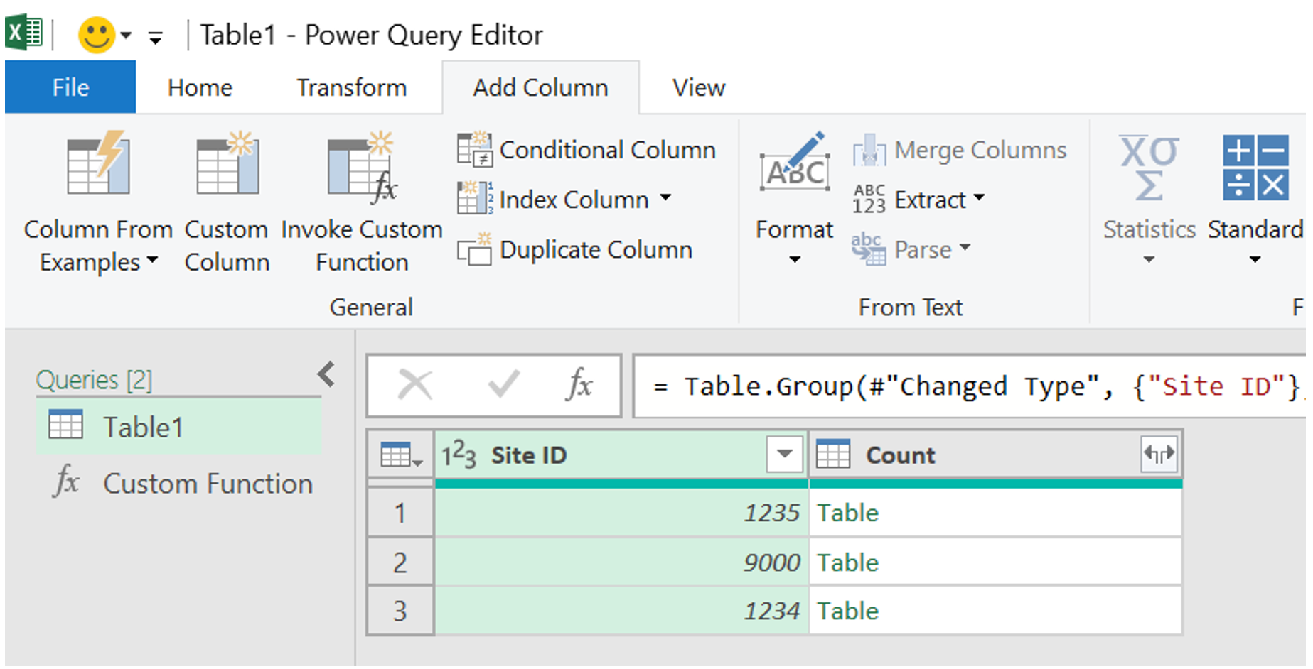 Power Query Custom Number Format